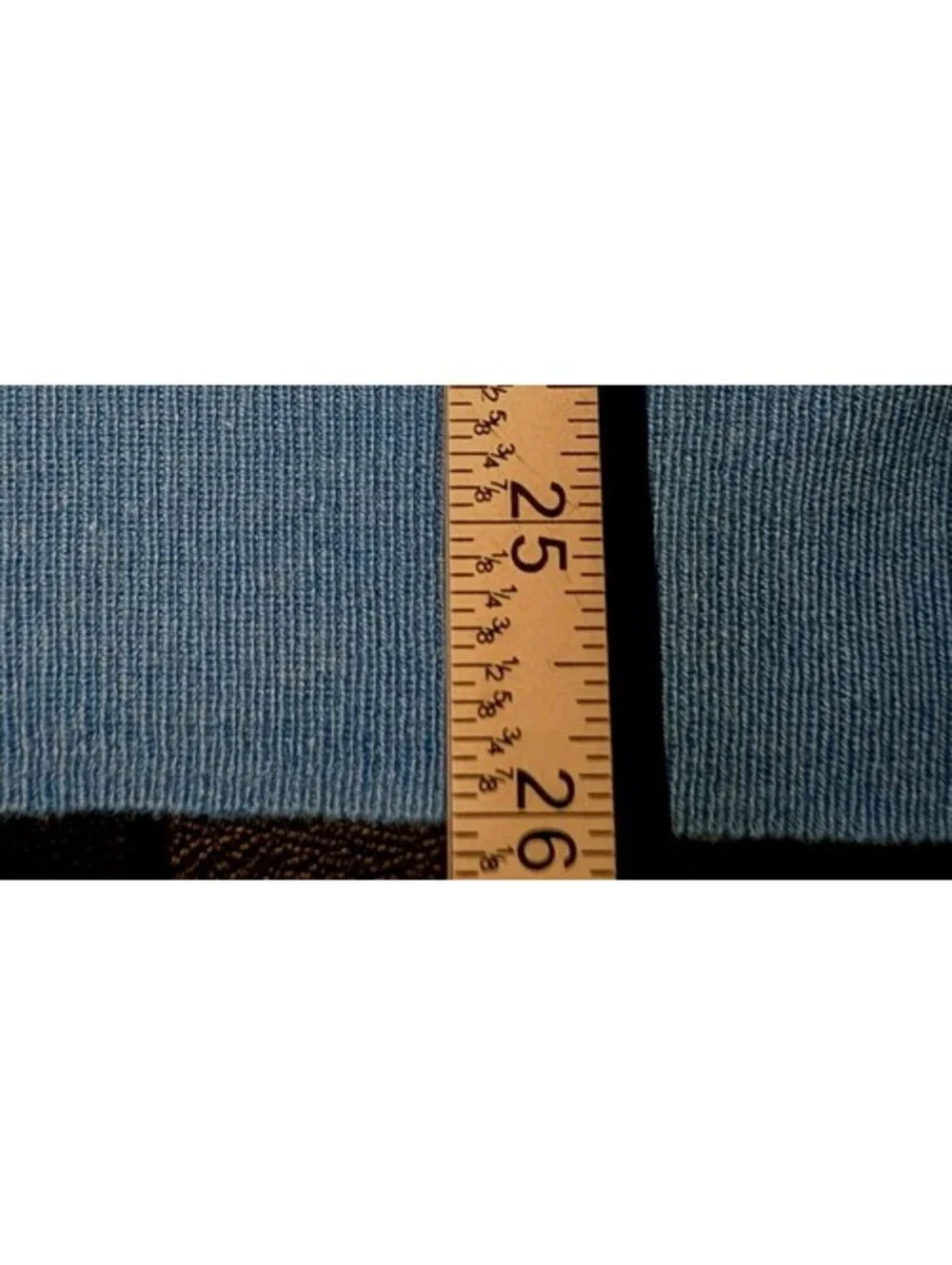Peter Millar V Neck Sweater Cotton Cashmere Blend Blue Large